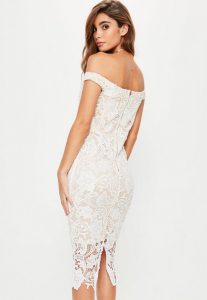 white lace dress white lace bardot midi dress. $67.00. previous next DKRPQFV