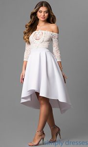 white party dress cl-45123 TVOZXEX