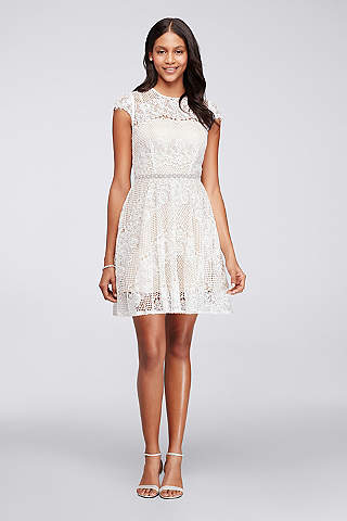 white party dress little white dresses in various styles u0026 lengths | davidu0027s bridal UVYUPOW