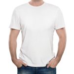 white t shirt 1600 ready to print round crew neck t-shirt - white SUAXTGU
