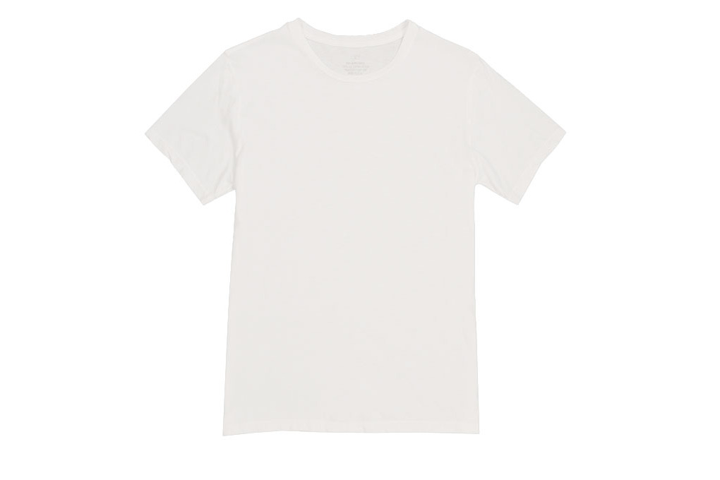 white t shirt u201cmy favorite white t-shirt is a simple crewneck made by save khaki. their NPLSZCJ