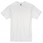 white t shirt white - adult t-shirt XIHGXQE