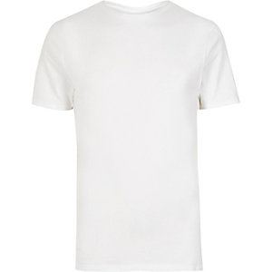 white t shirt white muscle fit t-shirt. u0027 BODZEPE