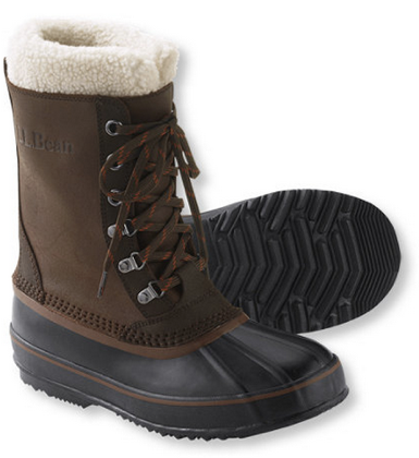 winter boots for men classic ll bean root beer brown winter boots - buy it here for $129 WQYLJMB