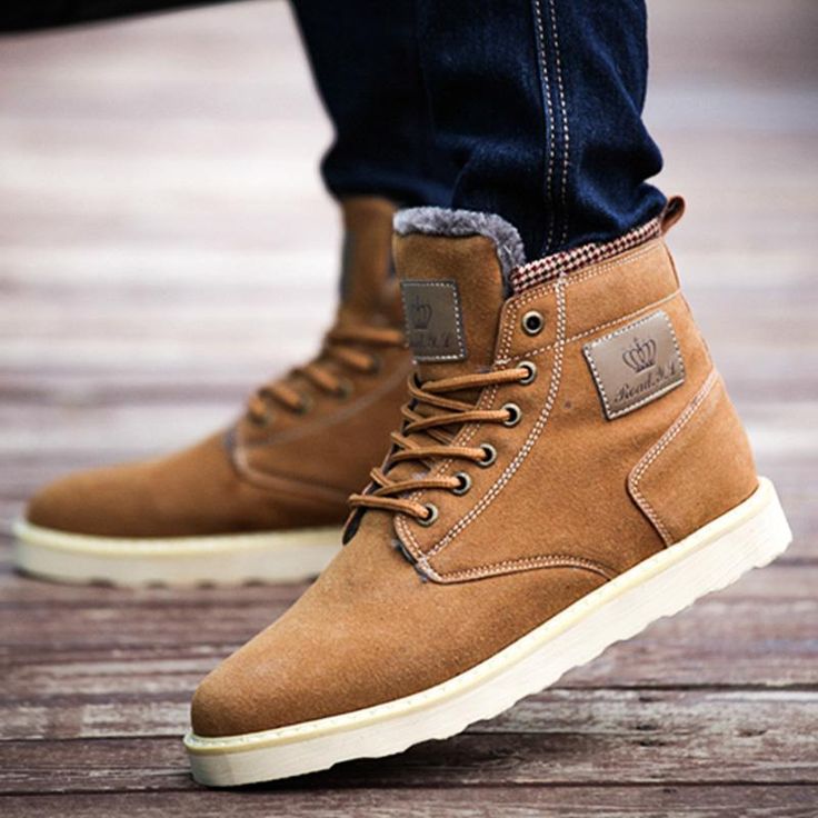 winter boots for men fashionable fur boots of the new season, fashionclothingshoes provides the  best man warm UJYKYZG