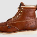 winter boots for men menu0027s thorogood 814 american heritage 6-inch moc toe winter boots QUNYEAL