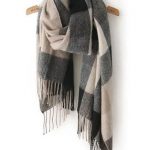winter scarves scarf black grey plaid fall winter fashion warm comfy trendy scarves YCEBJXX