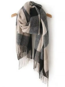 winter scarves scarf black grey plaid fall winter fashion warm comfy trendy scarves YCEBJXX