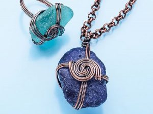 wire jewelry making: use double or triple wire for more interest FTWNPUO