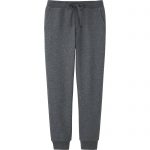 women fleece-lined sweatpants, gray, small IDIMKDY