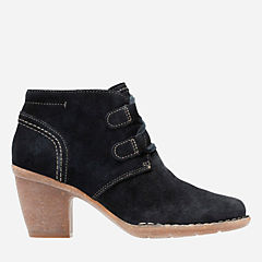 womens ankle boots carleta lyon navy suede womens-ankle-boots AMDLSJN