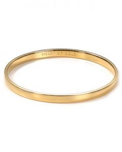 womens bracelets kate spade new york idiom heart of gold bangle - bloomingdaleu0027s_0 OQGVYGE