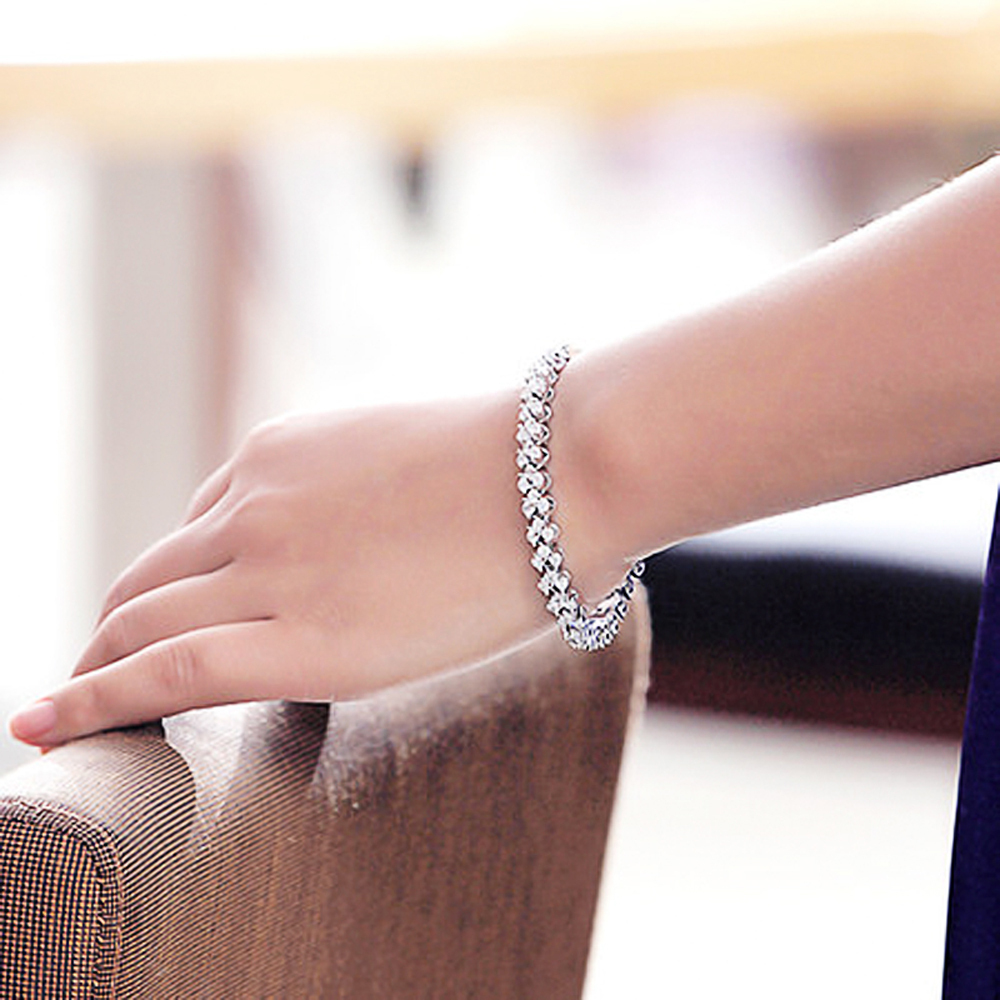 womens bracelets luxury brand weddings crystal charm bracelet fashion PZZASVY
