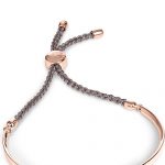 womens bracelets monica vinader fiji 18ct rose gold-plated friendship bracelet IYQXYVS