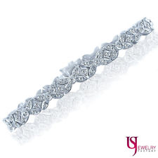 womens gold bracelets ... 0 96 carat womens luxurious genuine diamond xo link bracelet 14k PKIVCIL