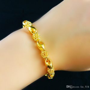 womens gold bracelets 18k gold bracelet female , female models jindian watch chain , 18k JYIRLWP