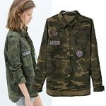 womens military jacket jacket women military camouflage blouse coat casual fashion jaqueta  feminina chaquetas mujer size:m XJWWFCX
