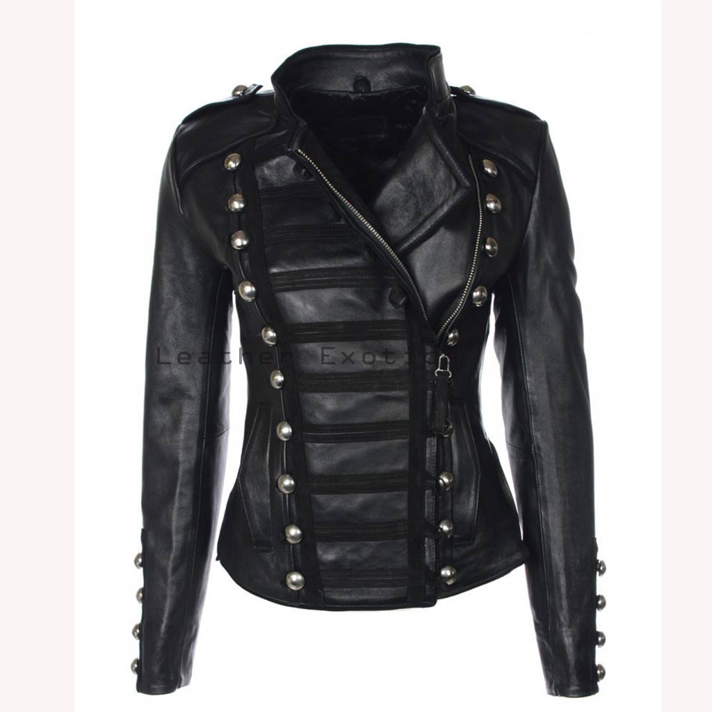 womens military jacket online women leather military jacket | designer style women leather military  jacket JBGPGYB
