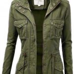 womens military jacket womens trendy camo military cotton drawstring jacket with studs. iu0027d prefer  it without FKYJBCF