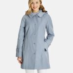 womens raincoats beth snap-front raincoat with removable hood JLZIQNF