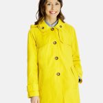 womens raincoats bridget walker coat with removable hood BRVDHAO