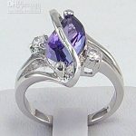 womens rings new fashion elegant womens ring 2.52ct tanzanite gemstone ring diopside  rings PIJGPGP