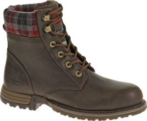 womens steel toe boots kenzie steel toe work boot, bark, dynamic ... FLQZABS