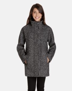 wool coats cleo heritage wool cocoon jacket with stand collar CATZHSW