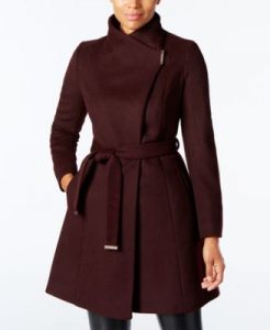 wool coats michael michael kors wool-blend belted walker coat ZOEOMZX