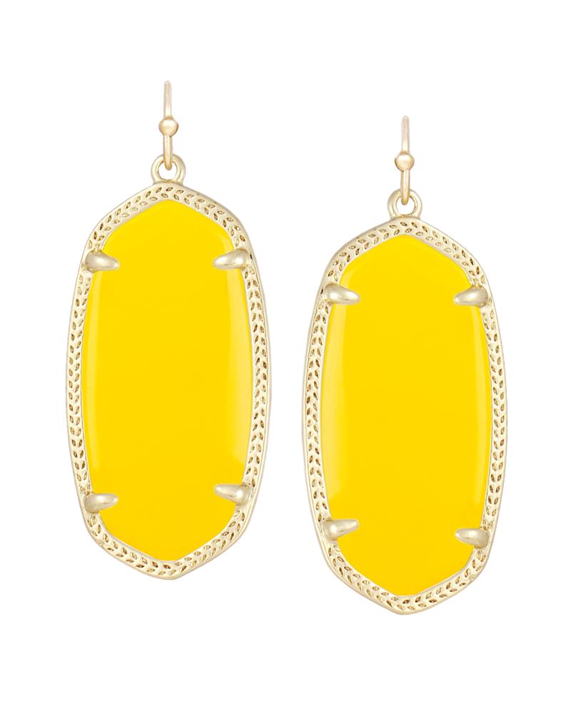 yellow earrings elle earrings in yellow QWNTDOC