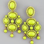 yellow earrings womenu0027s yellow chartreuse resin earrings HFXKAPG