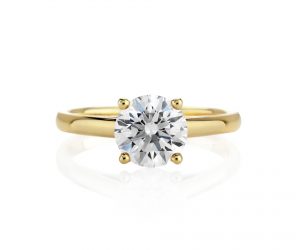 yellow gold rings db classic solitaire yellow gold ring KAMZFYW