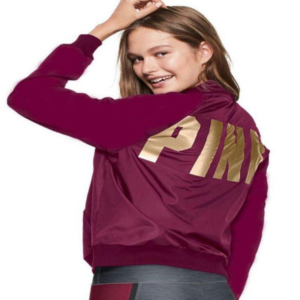 Burgundy and gold printed sports coat with gray running tights