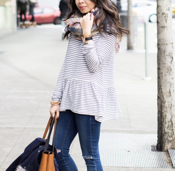 How to Wear Long Sleeve Peplum Top: 15 Best Outfit Ideas for Ladies