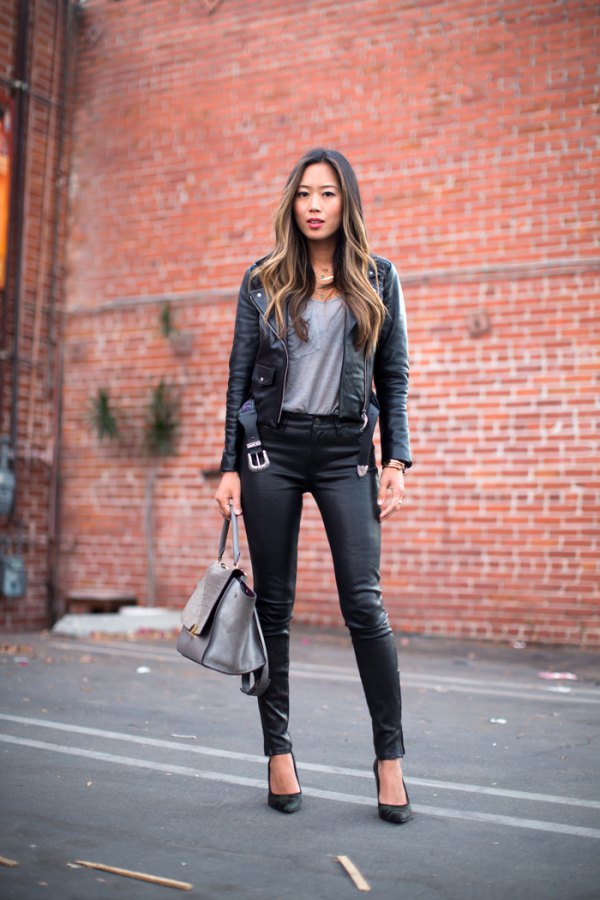 How to Make Your Leather Look More Attractive with Leggings: Outfit Ideas