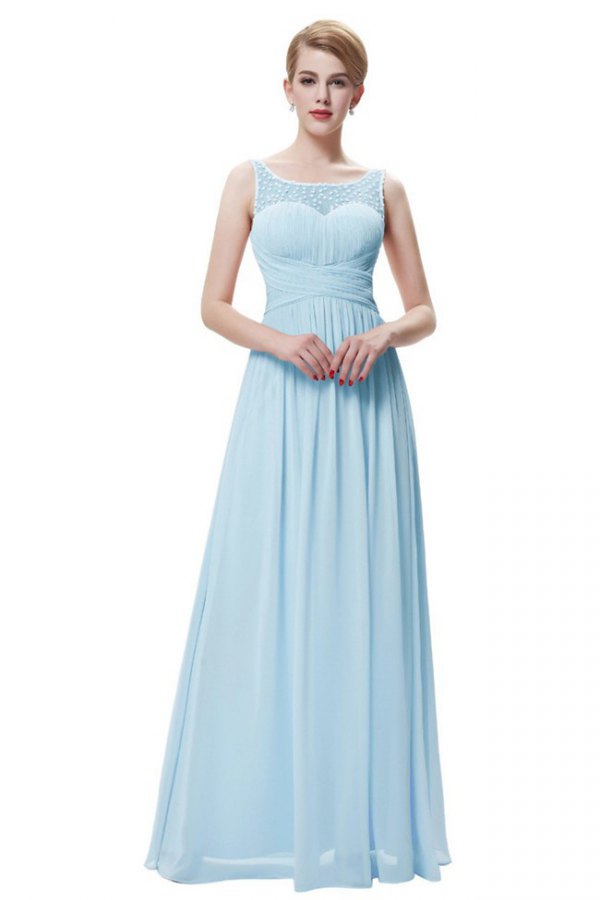 The best outfit ideas for light blue long dresses for women