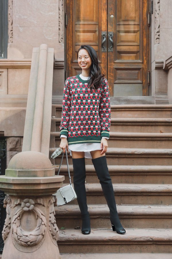 How to Wear Holiday Sweater: Best 13 Cheerful Outfit Ideas for Women