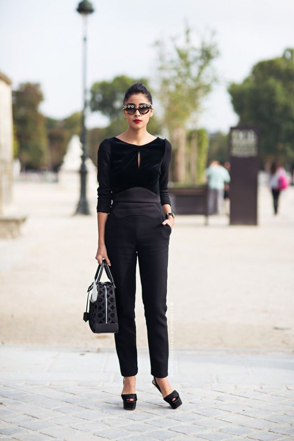 How to Wear Black Blouse: Best 15 Outfit Ideas for Ladies