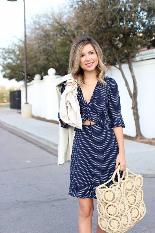 How to Style Blue Polka Dot Dress: Best 13 Vintage Outfit Ideas for Women