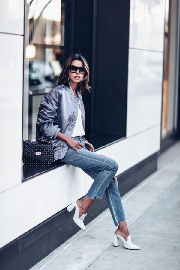 How to Style Flight Jacket: 15 Amazing Outfit Ideas for Ladies