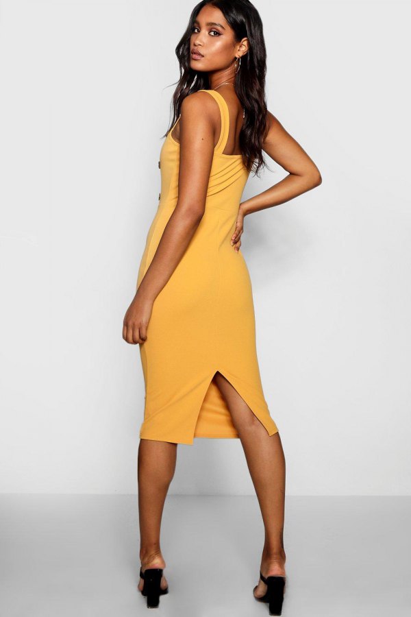 How to Wear Yellow Midi Dress: Best 13  Cheerful & Breezy Outfit Ideas for Ladies