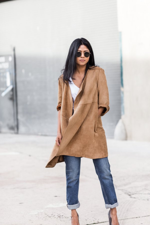How to Wear Suede Coat: 15 Stylish & Attractive Outfit Ideas for Women