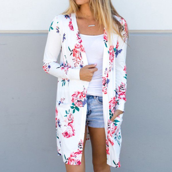 Best 13 Floral Cardigan Outfit Ideas for Women