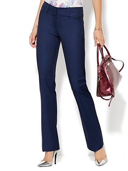 Pair with a light blue and white floral blouse and dark blue dress pants to complement