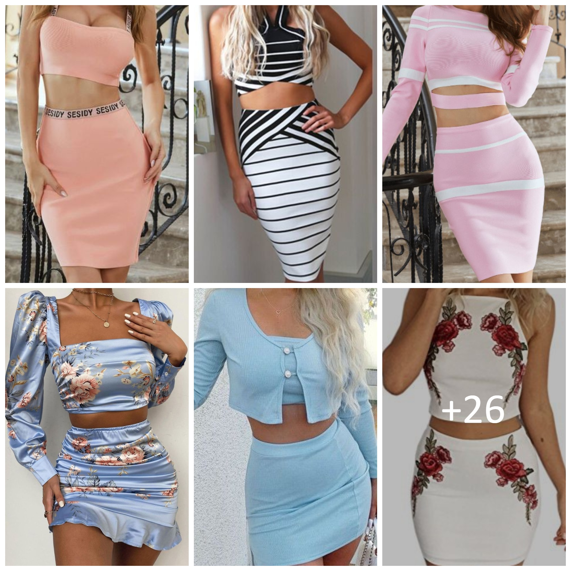 How to Wear Two-Piece Bodycon Dress: 15  Amazing Outfit Ideas