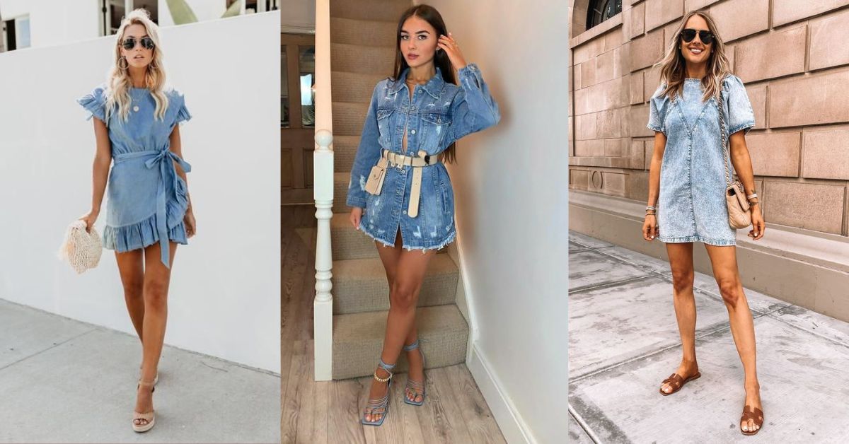 Denim dresses for women of all ages
