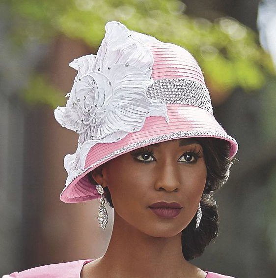 white church hat with matching skirt suit