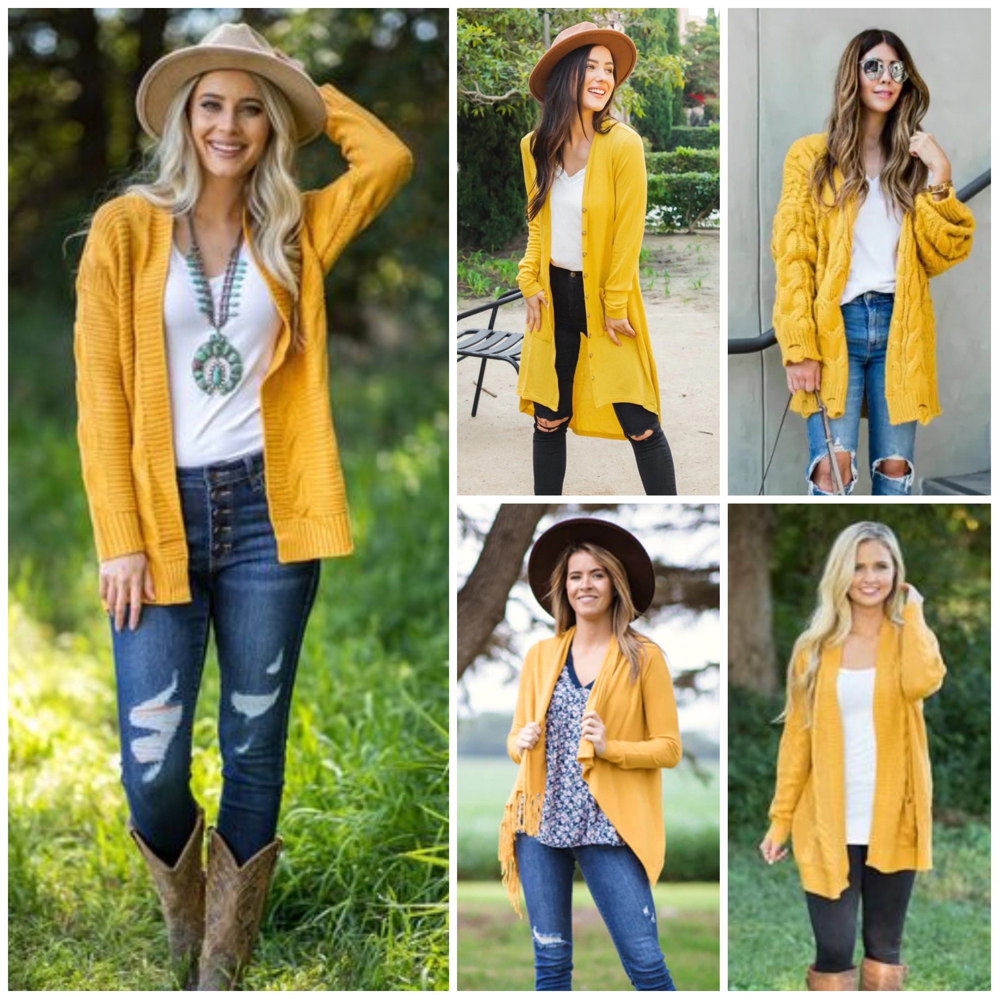 Top 13 Mustard Yellow Cardigan Outfit  Ideas for Women