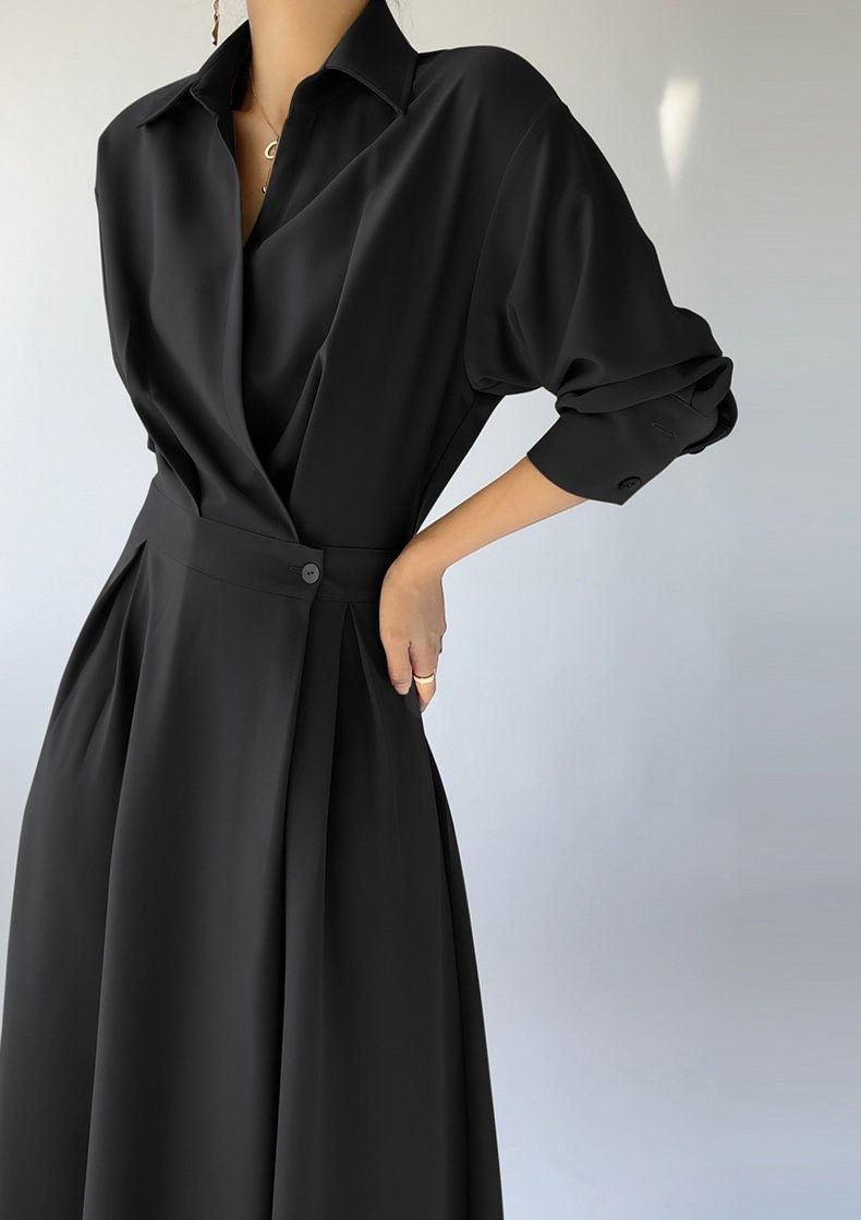 How to Style Black Long Sleeve Midi Dress: Best 13 Elegant Outfit Ideas