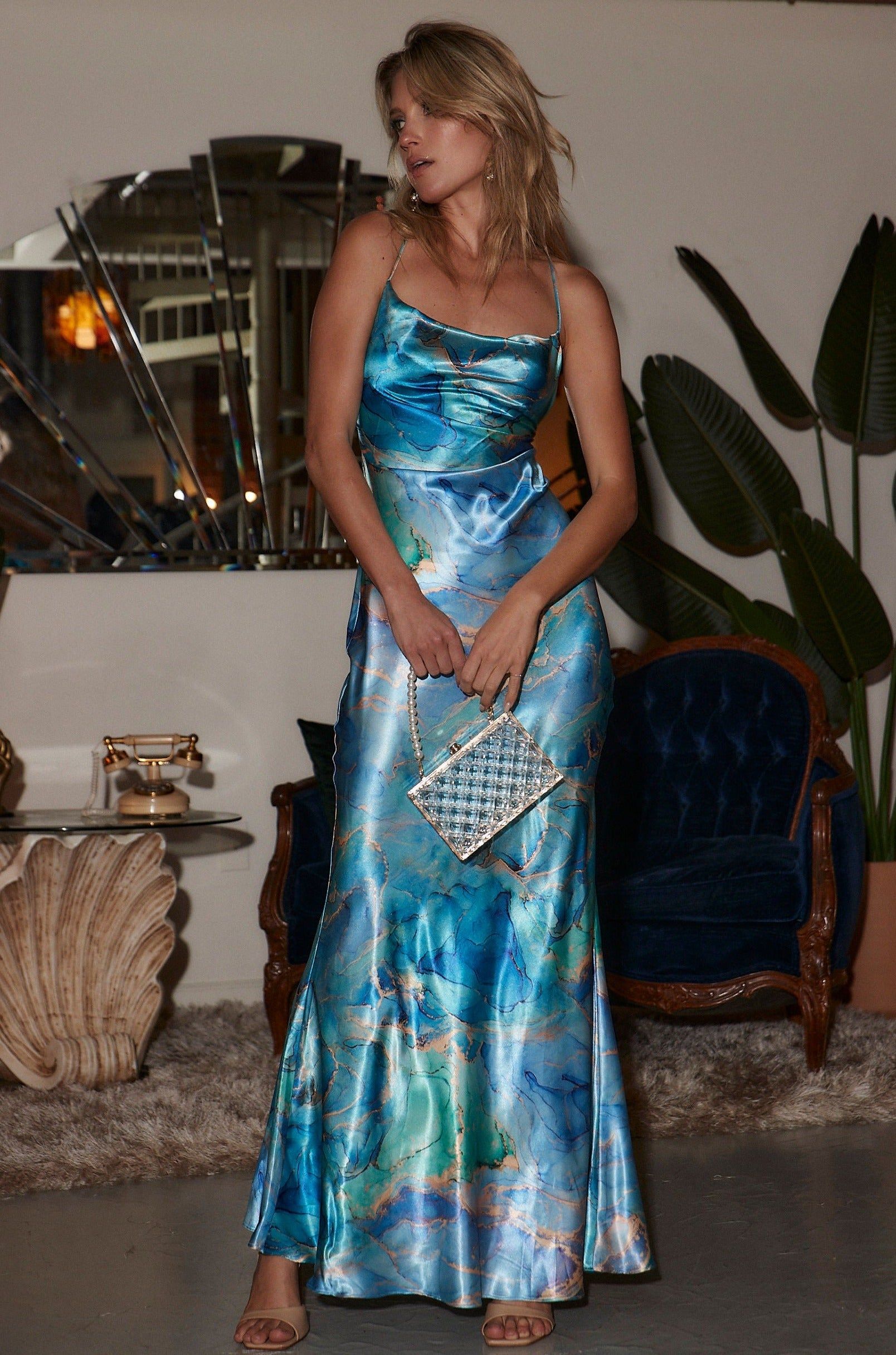 Amazing Blue maxi dress